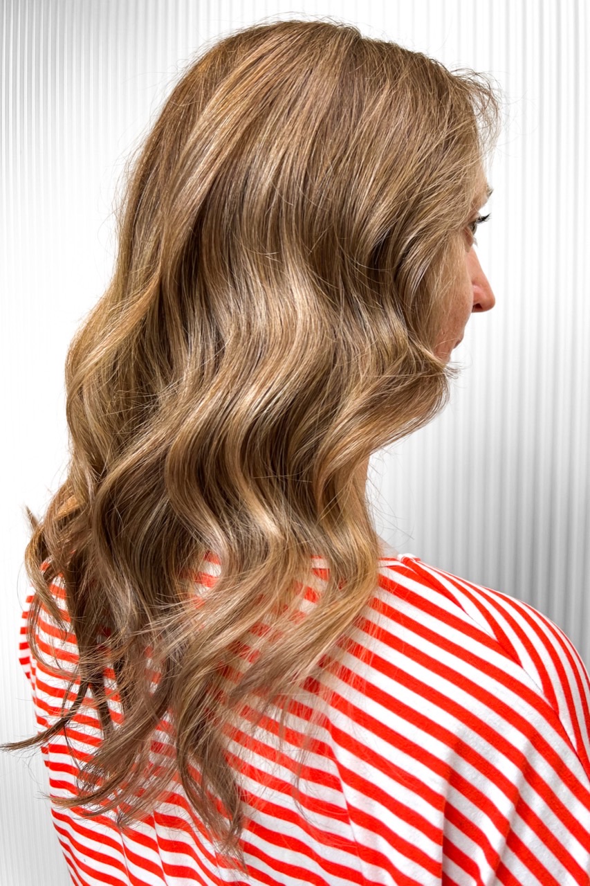 Client C finished colour result with warm beige dimension and lighter movement